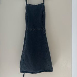 NWOT - Black Denim Dress